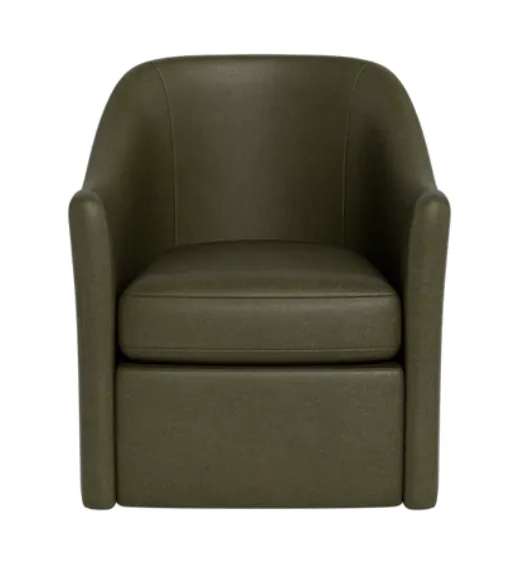 Savona Leather Swivel Chair